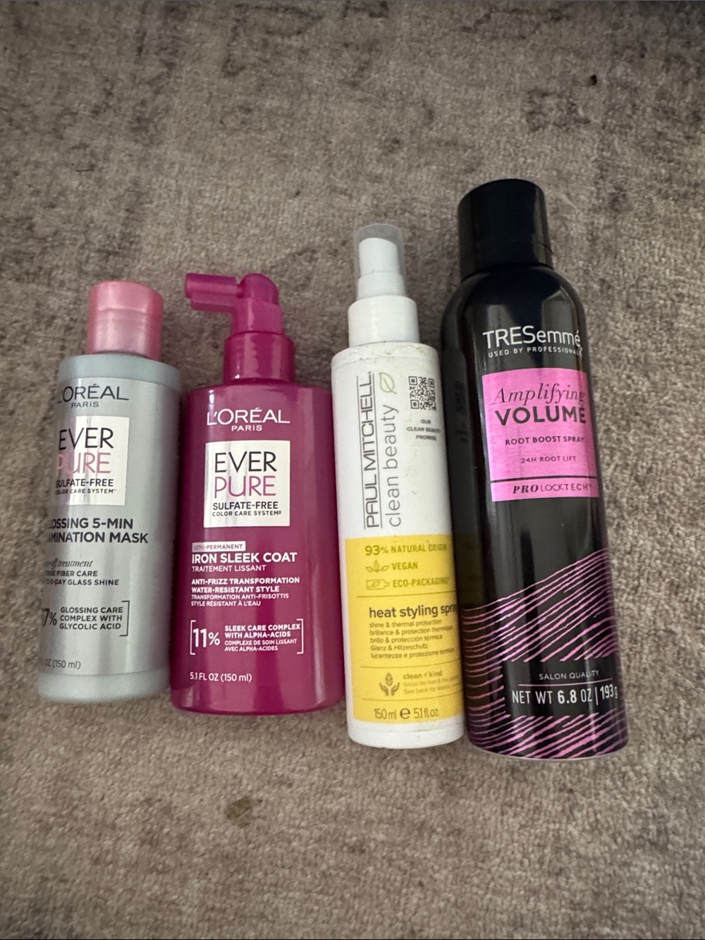 Hair care bundle: Loreal ever pure, Paul Mitchell and tresemme